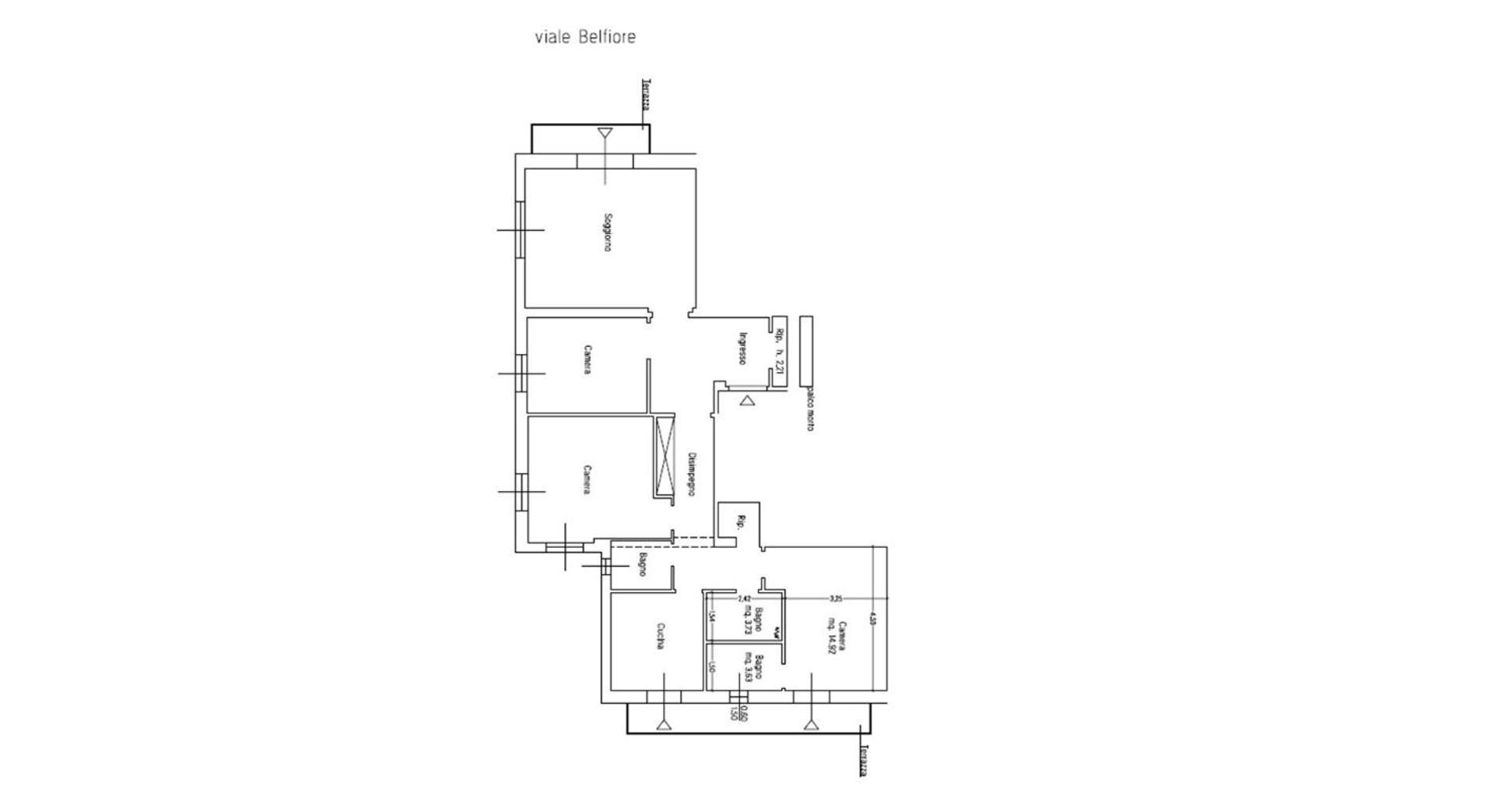 Roby In Centro 3 3 Bagni Apartamento *